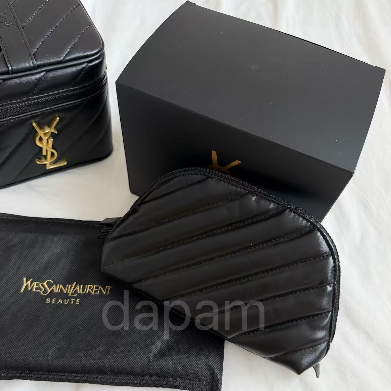 입생로랑 퀼팅 파우치 노벨티 입생뷰티 